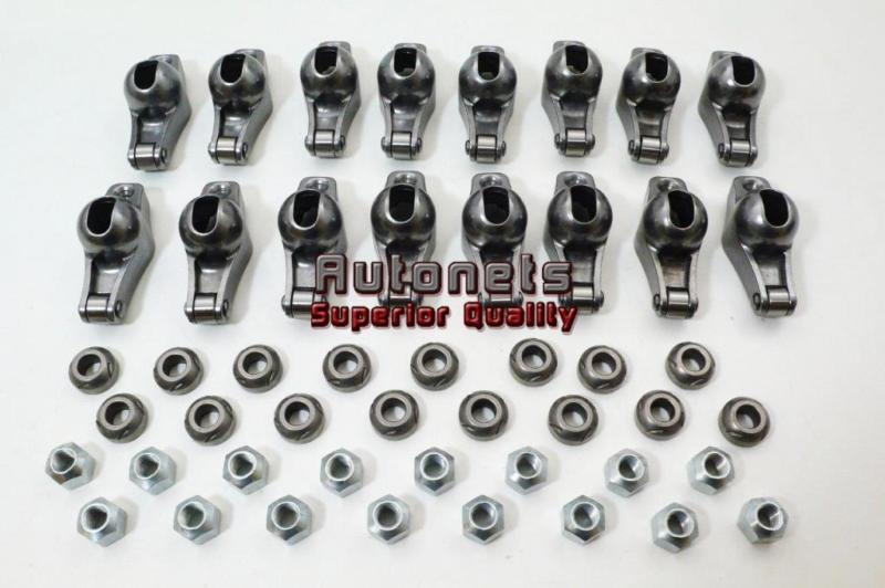 Small block chevy stainless steel roller tip rockers 1.50 3/8 stud 305 327 350