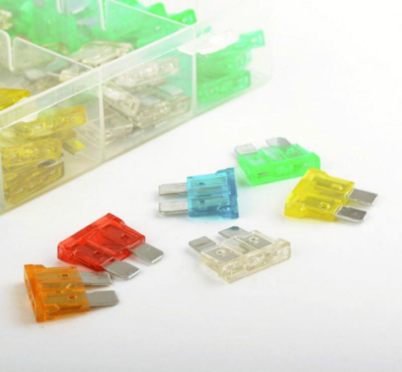 120 pc auto car fuse set automotive shop supplies trucks trailer bus replacement