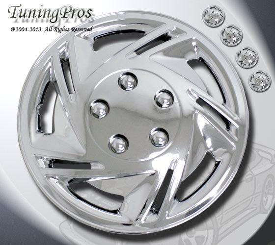 14" inch hubcap chrome wheel rim covers 4pcs, style code 602 14 inches hub caps