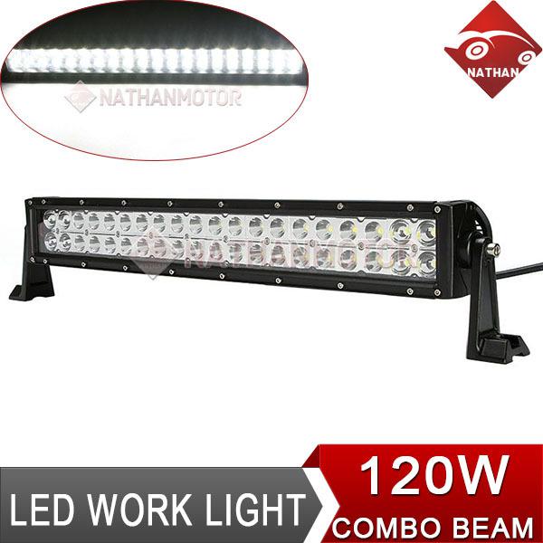 22inch 120w epsitar led work light offroad combo spot flood lamp 4x4 atv 100w ce