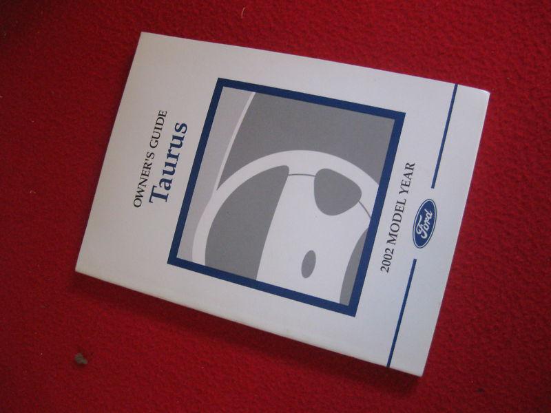 2002  ford  taurus    owners manual