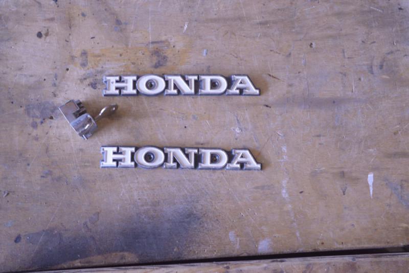 Honda cb360 cb 360 name badges and key lock!!