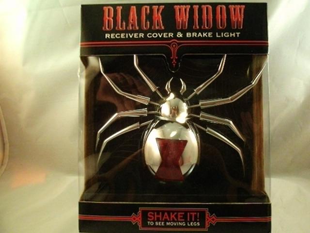 New black widow receiver cover & brake light hitch critters really cool!!