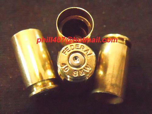 Bullet valve stem caps x 4 \ s&w .40 cal brass tire stem caps - no reserve