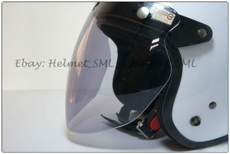 3 snaps flip up face shield  for vintage open face helmet bell fulmer torc