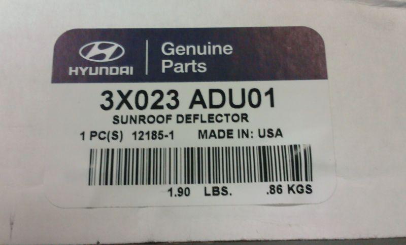 2011 to 2013 hyundai elantra sedan sunroof wind deflector - genuine factory oem