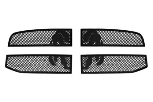 Paramount 47-0131 - dodge ram front restyling perimeter black wire mesh grille