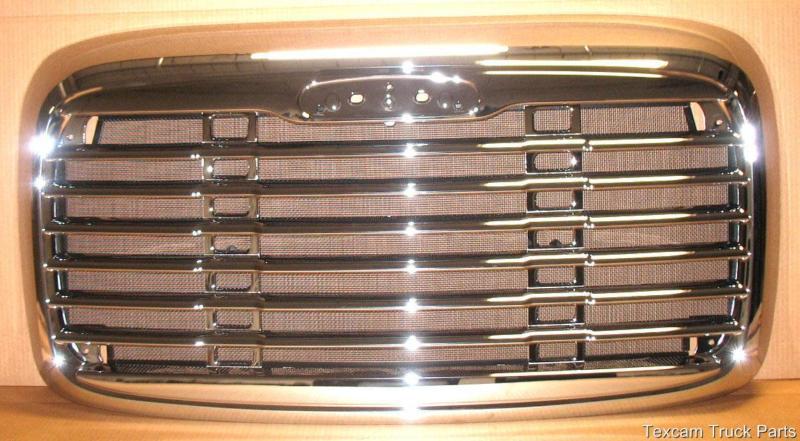 Freightliner columbia aftermarket grille  2000 + chrome with bugscreen