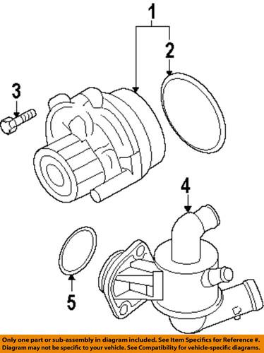 Volkswagen oem n90945002 water pump-water pump assembly bolt