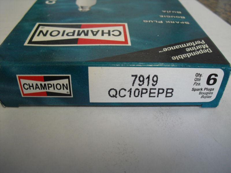 Champion qc10pepb spark plugs #7919 box of 6