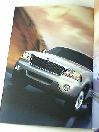 2003 03 lincoln aviator truck suv catalog / brochure standard premium