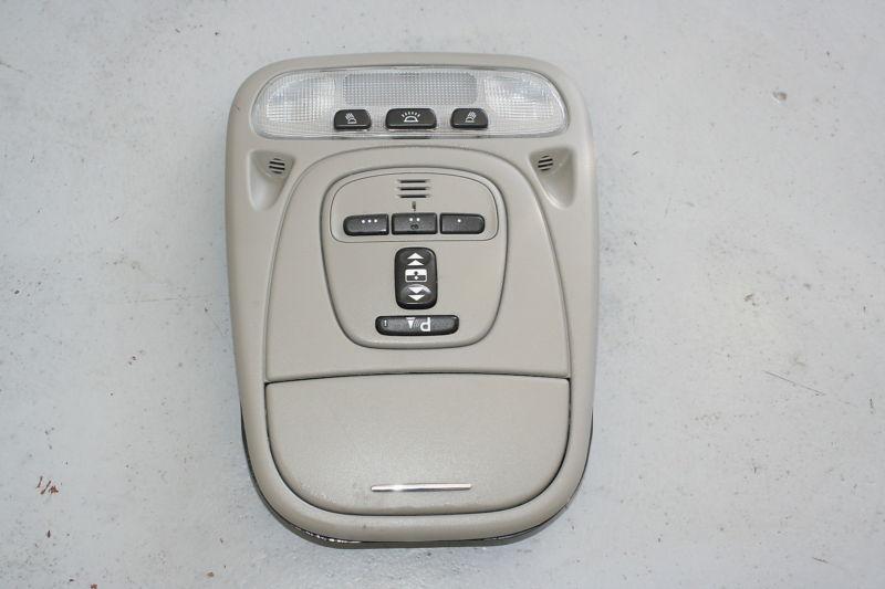 2001-2008 jaguar s type overhead console map light sunroof switch grey park aid