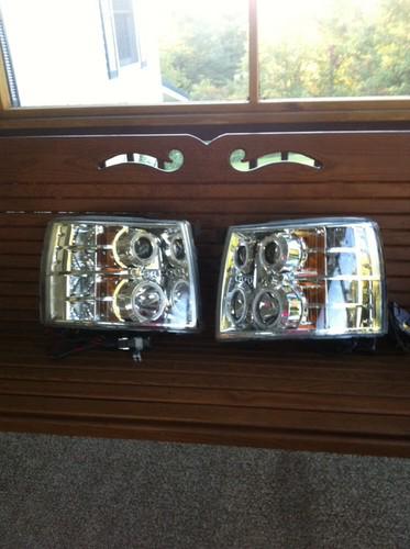 2010 chevy truck halo headlights