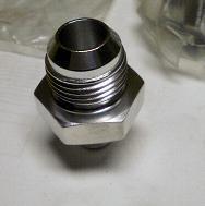 10 pack -6 an / -10 an male union reducer 37ºflare polished fuel oil air fitting