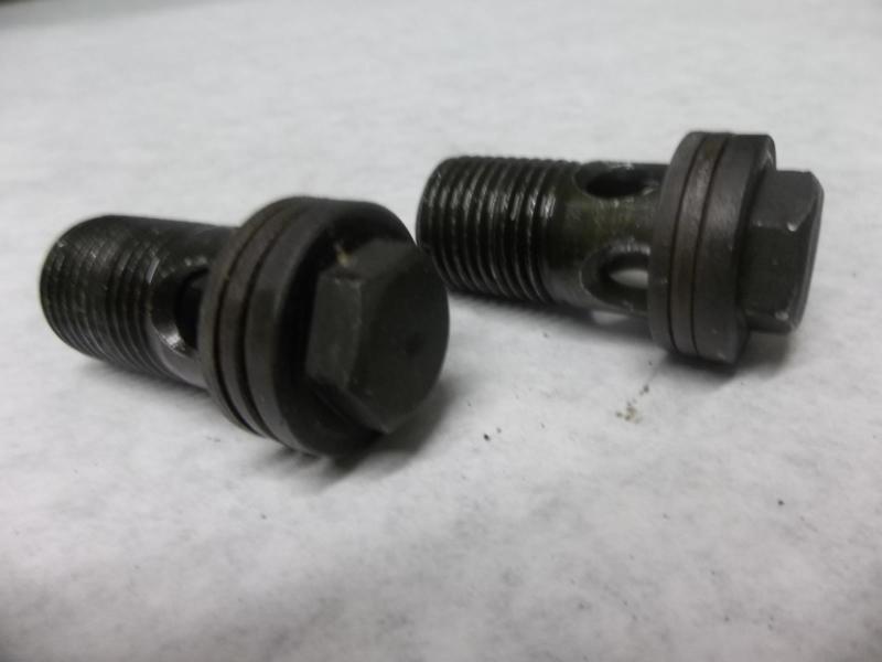 02 suzuki bandit 600 s - oil line banjo bolts x2