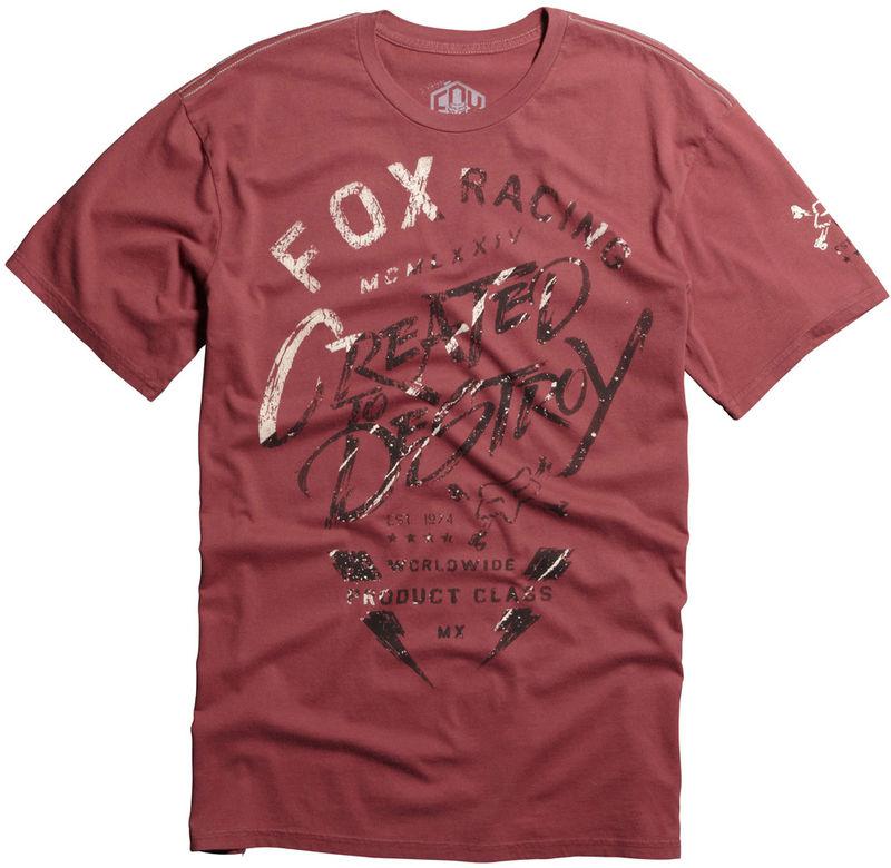 Fox fuel bleed pomegranate tee shirt t-shirt motocross t tshirt mx 2014