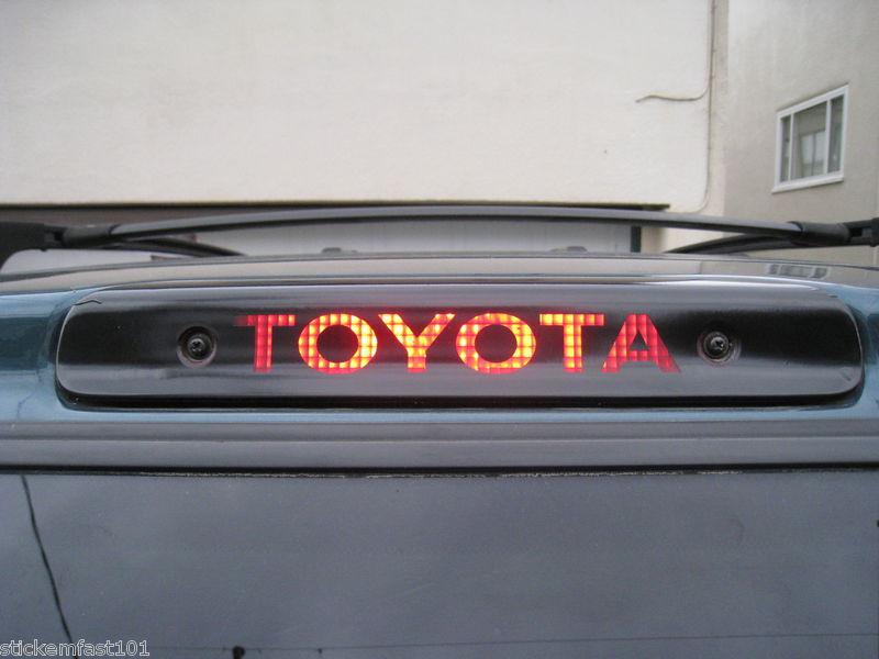 Toyota sienna 3rd brake light decal overlay 98 99 00 01 02 03