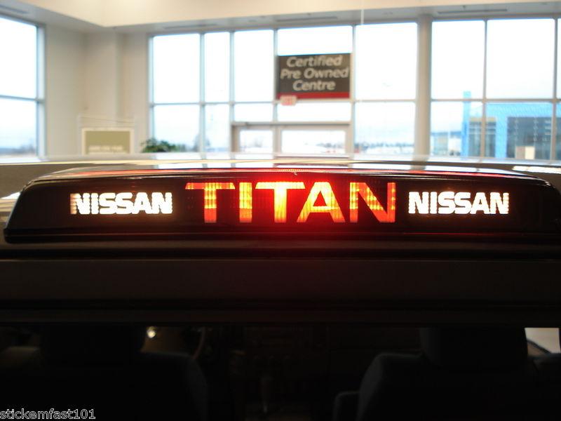 Nissan titan 3rd brake light decal overlay 04 05 06 07 08 09 2010 2011 2012 2013