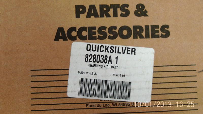 Mercury quicksilver 828038a1 battery charging kit bin65