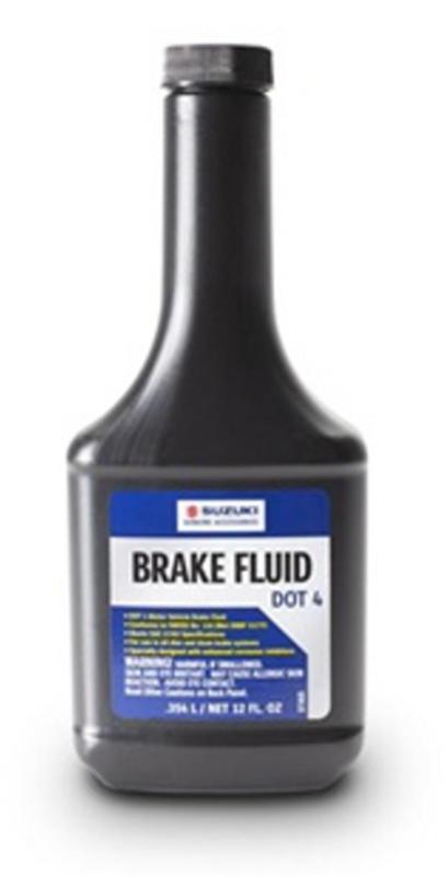 Suzuki dot 4 brake fluid 12 ounce bottle