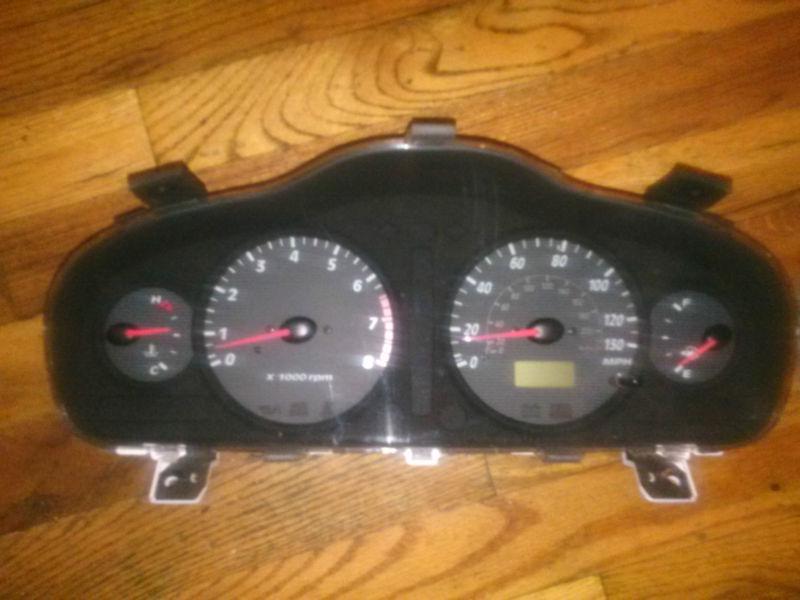  01 02 03 04 santa fe speedometer instrument cluster dash panel gauge