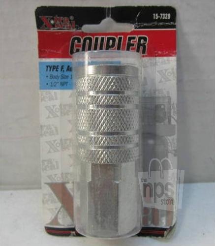 Xtra seal 15-7329 coupler steel 1/2" body 1/2" npt female new