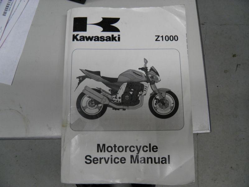 Kawasaki z1000 2003-2005 like new factory manual,describes in detail