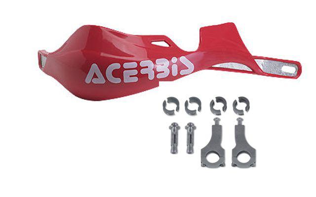Acerbis rally pro x strong mx handguard w/hardware-red cr crf 125 250 450 video!
