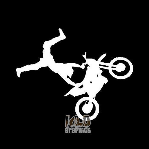 Buy MOTORCROSS 014 Window Decal Sticker Vinyl Bumper MOTORCYCLE DIRT