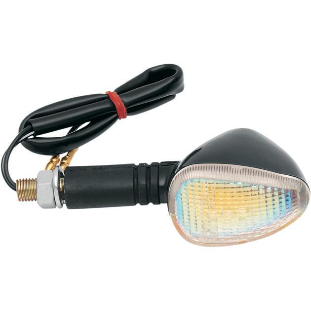 K&s compact flexible marker light dual filament black rainbow