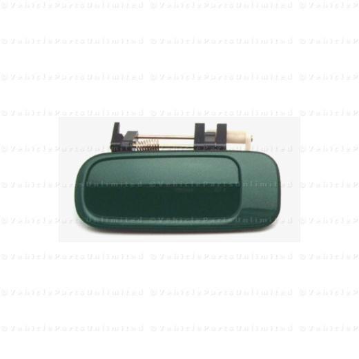 92 - 96 rear lh door handle green   fits: toyota camry