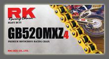 New rk mxz4 520 120 link gold chain non o ring