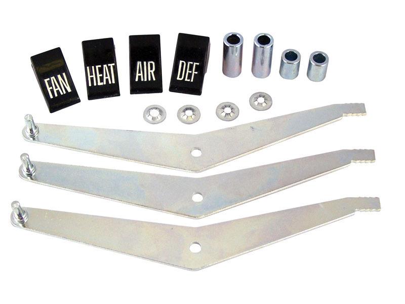 Never pop lever kit w/ knobs, all 1960-63 chevy truck [50-6325]
