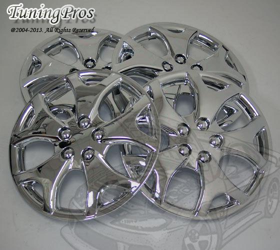 Chrome hubcap 14" inch wheel rim skin cover 4pcs set-style code 618 14 inches-