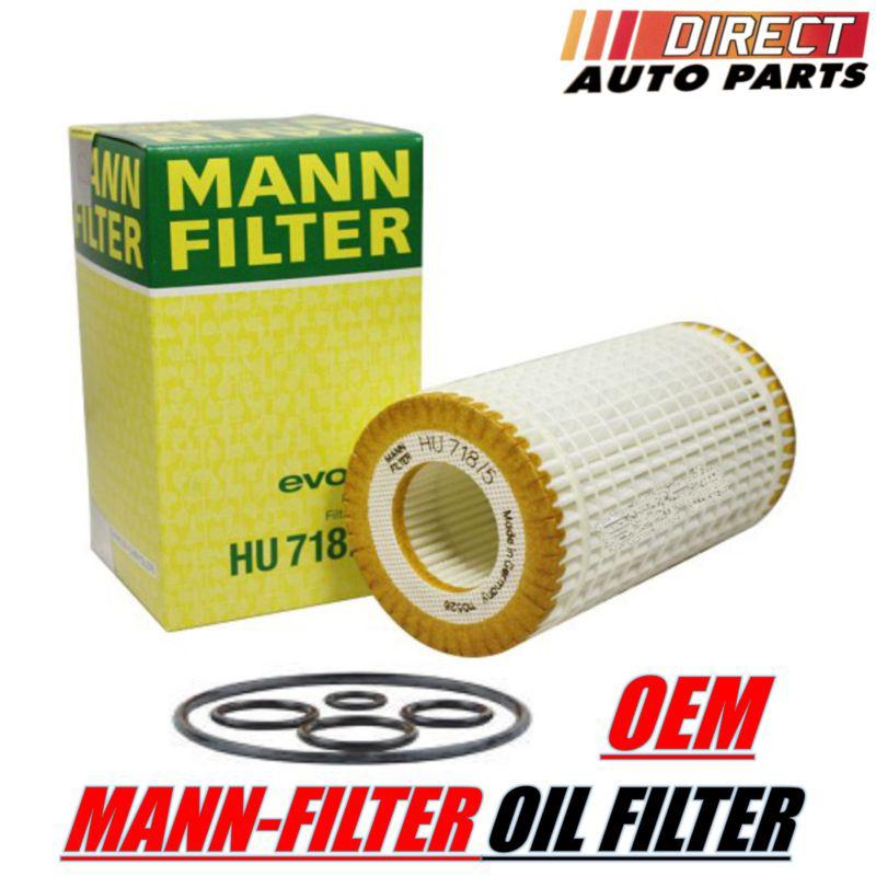 Oem mercedes-benz engine fleece oil filter mann-filter hu718/5x oe#0001802609
