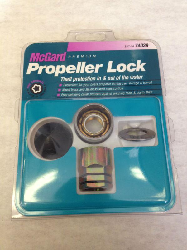 Mcgard 74039 outboard motor propeller lock for stern drives nos