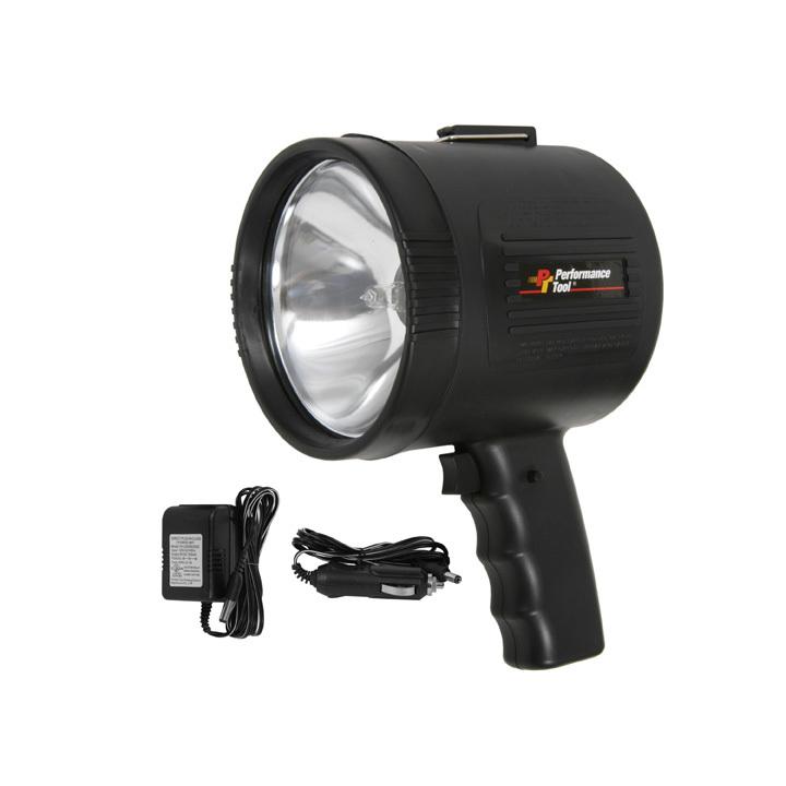Handheld 1,000,000 candlepower rechargeable spotlight