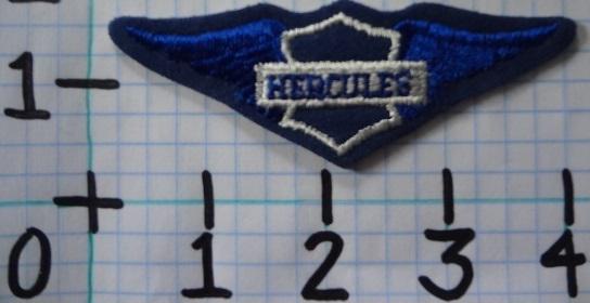 Vintage nos hercules motorcycle patch from the 70's 002