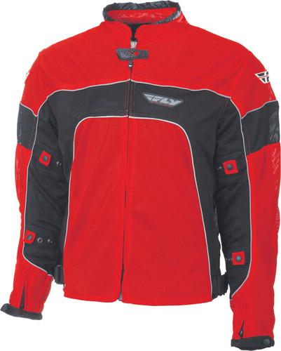 Fly racing coolpro ii mesh motorcycle jacket red/black xx-large 477-4031-5