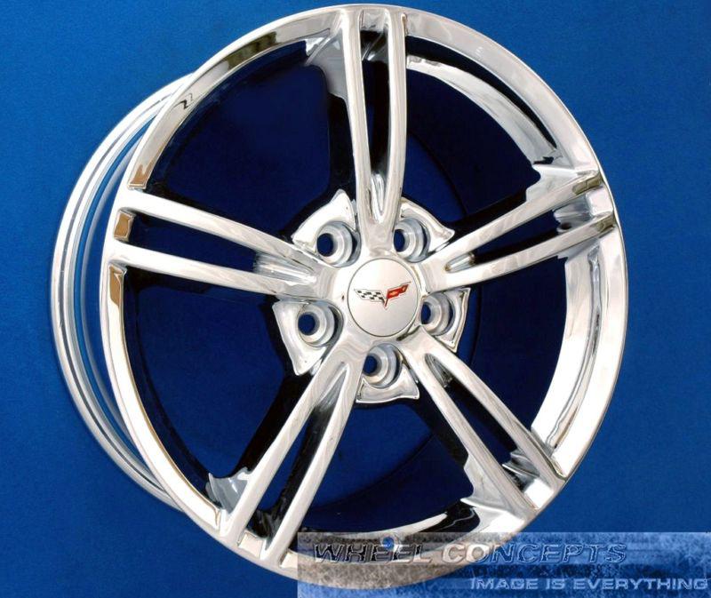Corvette c6 18 & 19  inch chrome wheel exchange '08-10