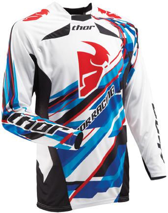 New thor-mx core sweep motocross jersey, blue/white, 2xl/xxl