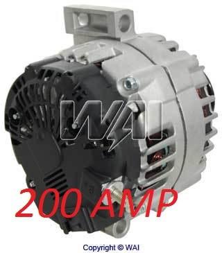 200 high amp alternator 2009-2008 2007 chevrolet colorado, gmc canyon 2.9l, 3.7l