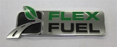 Flex fuel car truck emblem 