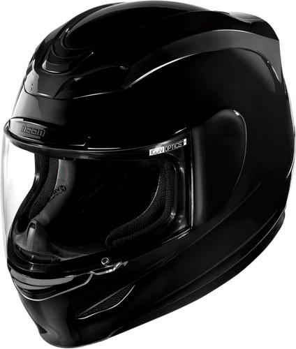Icon airmada gloss helmet black large new