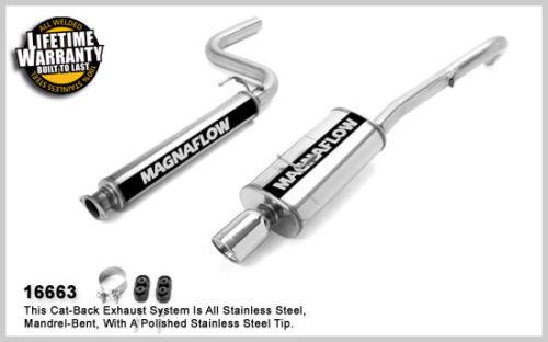 Magnaflow 16663 saturn ion stainless cat-back system performance exhaust