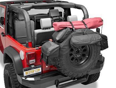 Jeep storage: bestop roughrider spare tire organizer 54134-35