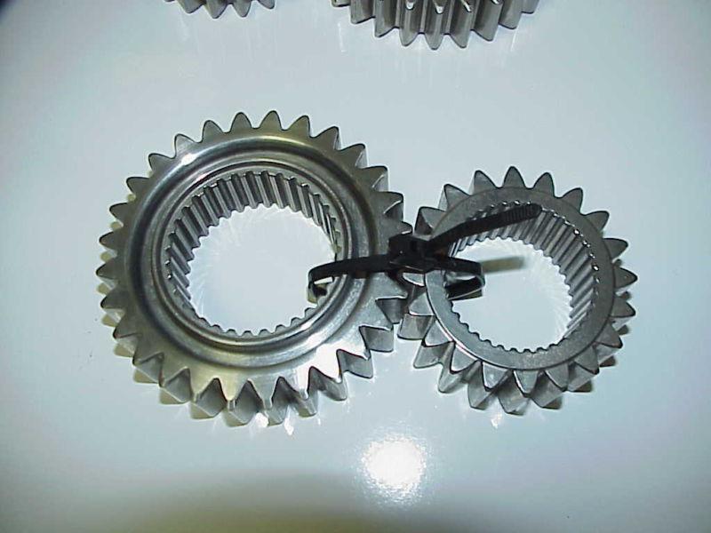 Emco / jerico polished transmission gears 28/20 input nascar arca t101 k&n 