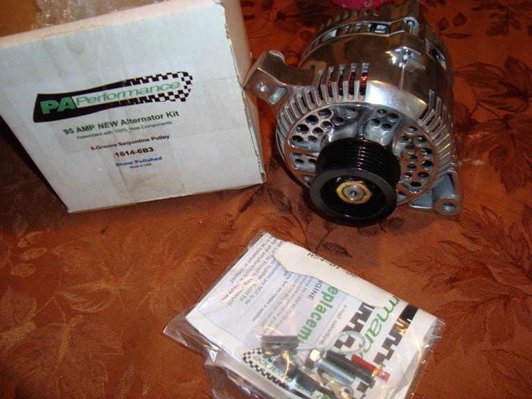 1987 93 ford mustang 5.0 95 amp alternator polished gt pa performance