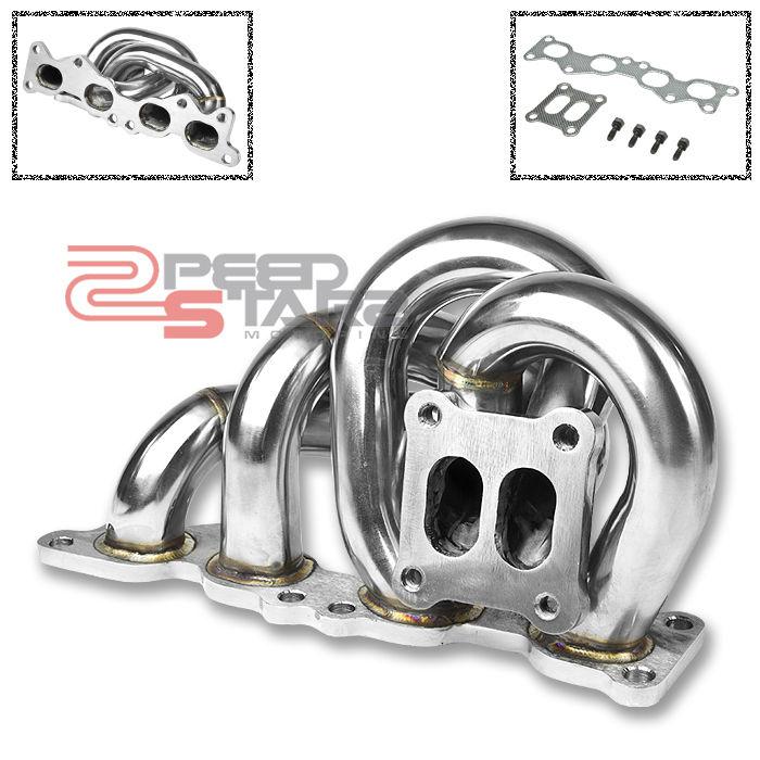 3s-gte sw20 t200/st205 ct25/ct26 flange stainless turbo exhaust manifold+gasket