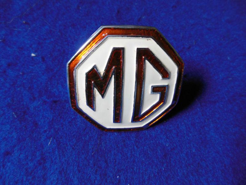 New mg tf cream/brown radiator badge
